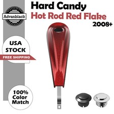 Hard Candy Hot Rod Red Flake Low-profile Tank Dash Console Fits Harley 2008