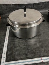 Vintage 8 Qt Aluminum Stock Pot  Lid Sears