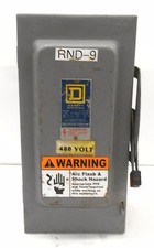 SQUARE D SAFETY SWITCH, 60 AMPS, 600 VOLTS