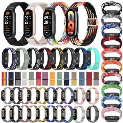 For Xiaomi Mi Band 10 9 8 Smart Watch Silicone/ Metal/ Nylon/ Leather Band Strap