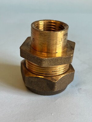 KOMPRESSIONSKEGEL MESSINGVERSCHRAUBUNG 25mm KUNSTSTOFF - 1/2'' F/I KUPPLUNG
