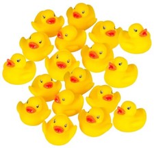 Set of 18 Rubber Ducks Safe Bath Toys Baby Shower Birthday Party Gift