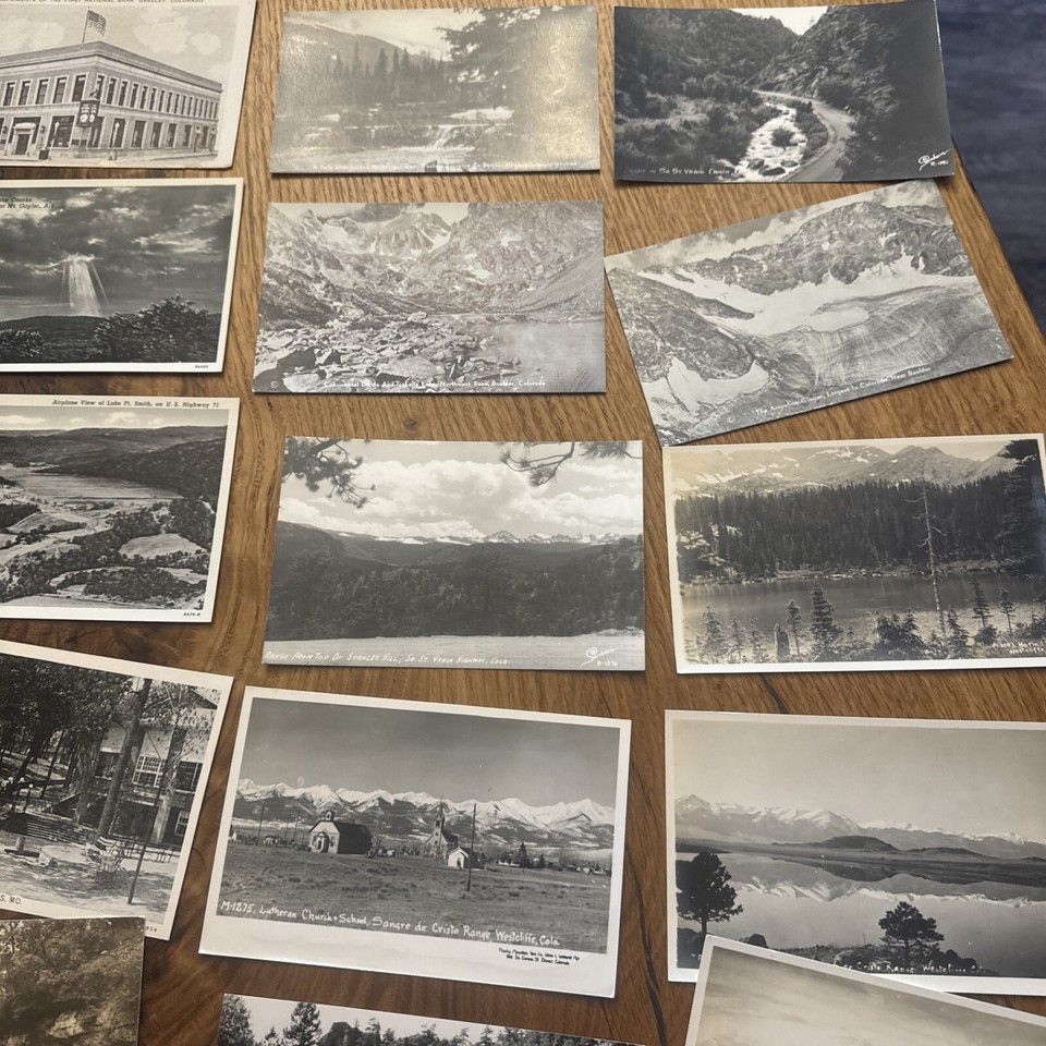 Lot Of 28 vintage postcards lot 2 Black And White eBay