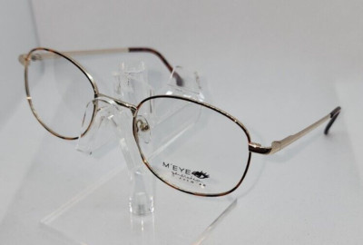M'EYE GENERATION G505 (GALLERY) EYEGLASSES 51-18-140 DEMI AMBER W/ SOFT CASE