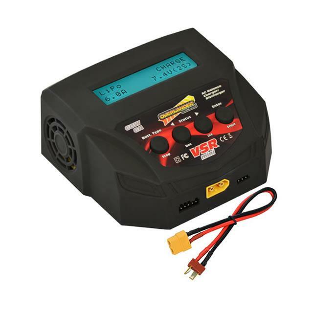 Overlander VSR Mini 6A 60W 2S-4S LiPo LiFe LiIon LiHV NiMh AC Battery Charger