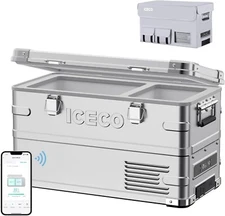 ICECO APL35 12 Volt Car Refrigerator SECOP Compressor  -4℉~68℉ for RV With Cover