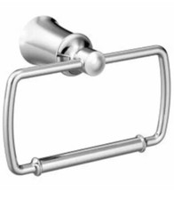 Moen Dartmoor Bright Hand Chrome Towel Ring Holder Decorative YB2186CH