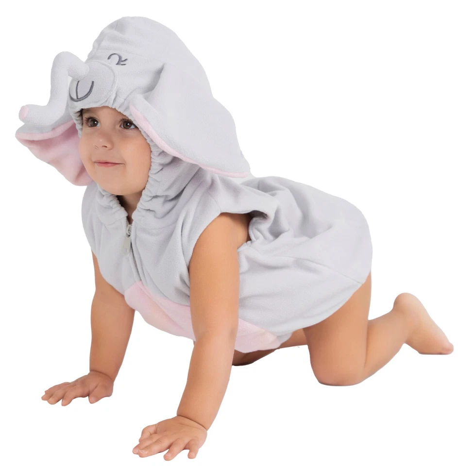 Dress Up America Baby Elephant Costume - Circus Elephant Costume Romper - Image 2 of 2
