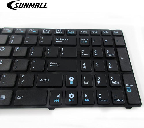 Keyboard Replacement without Backlit Compatible with A52 F50 X53E A53S K53 K53S - 第 5/12 張圖片
