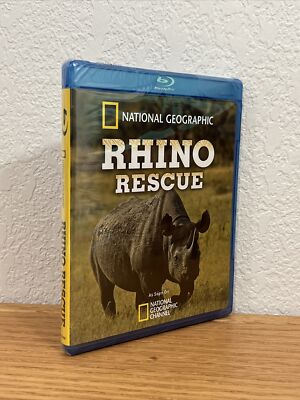 Rhino Rescue (Blu-Ray, 2009) National Geographic Beverly & Dereck Joubert SEALED