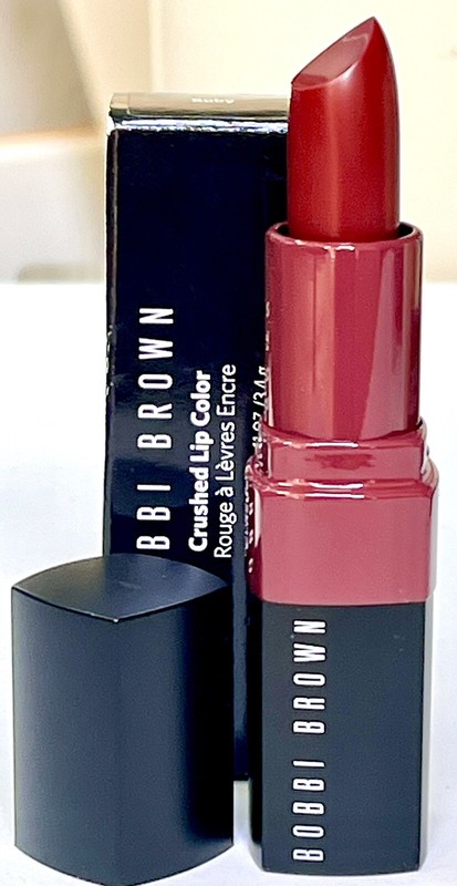 Bobbi Brown Crushed Lipstick in Ruby Full Size New in Box