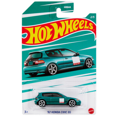 2022 Hot Wheels Honda Civic series EF, EG, SI, TYPE R Anniversary