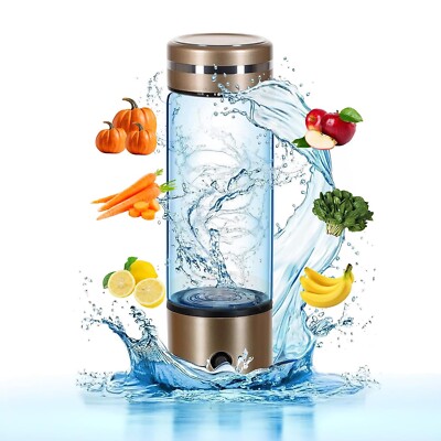 Hydrogen Water Bottle Generator with SPE PEM Technology | Portable Water Bottle