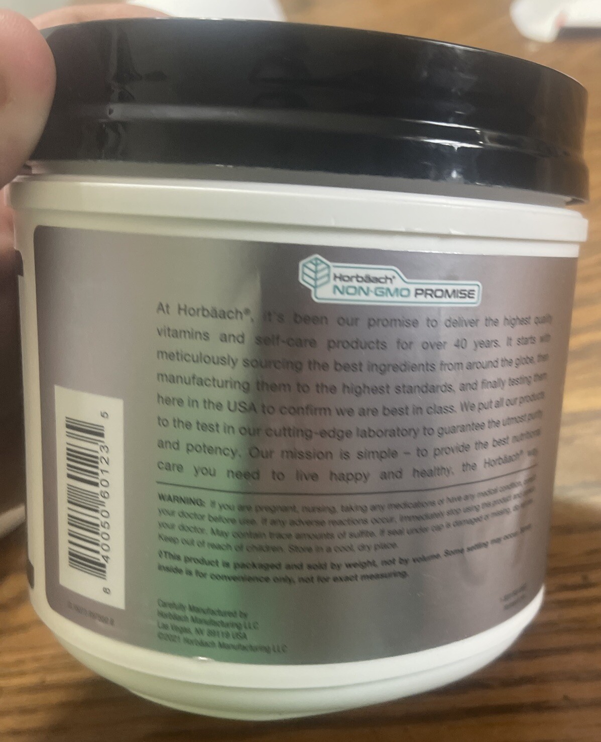 Multi Collagen Protein Powder 16 oz Type I II III V X Horbaach
