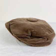 Vintage 50's Light Brown Velvet Tam Beret