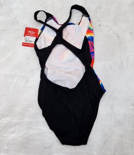 Disfraz de Natación SPEEDO Niñas Logo Digi Plmt Spbk Jf Negro Abstracto Talla 26" 11 - Imagen 2 de 2