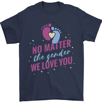 No Matter The Gender New Baby Pregnancy Pregnant Herren Maglietta 100% Baumwolle