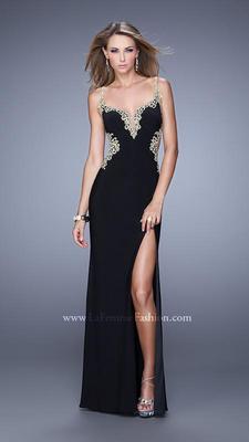 formal / gown la femme dresses Aqua Blue Long Lace Prom Dress: La Femme 30675 Aqua / 00 main image 0