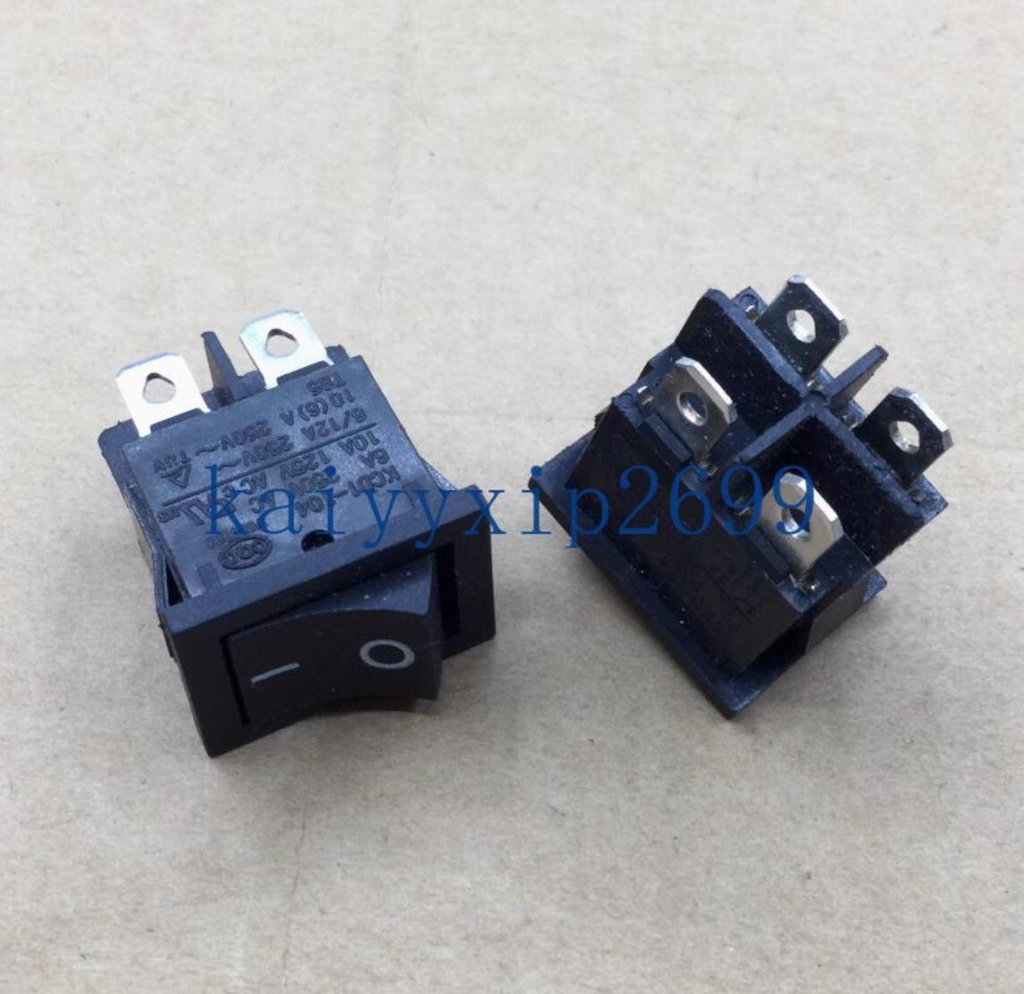 30PCS Brand new ZX four foot two gear rocker switch 10A 15 * 21MM