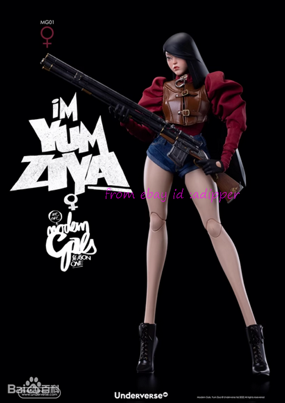 Perfect Underverse UV 1/6 Modern Gals Yum Ziya Action Figure In