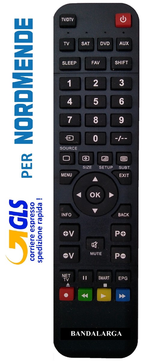 Telecomando 4 In 1 Re-Flix - Per TV NORDMENDE ND32N2800T-SAT - Foto 5