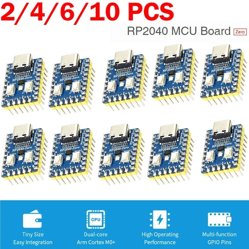 2-10X For Raspberry Pi RP2040-Zero Microcontroller PICO Develop Board With Pins