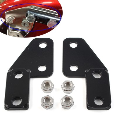 2pcs License Plate Bracket Bar Eliminator Fit Harley 1997-2008 FLT FLHT Black mu