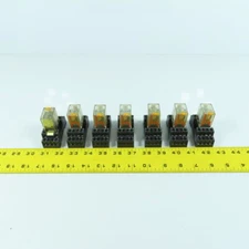 Elesta SFR143 Relay 24V DC & Base ZFE148 154391 Lot Of 7