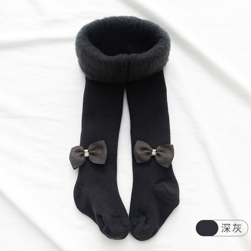 Baby Girl BOW TIGHTS Spanish Style Cotton Tights Winter Warm Thick 1 - 10 Years - Picture 44 of 54