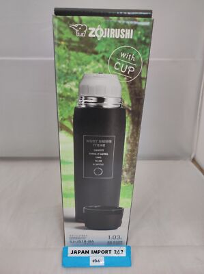 ZOJIRUSHI 1.03L SJ-JS10-BA Stainless Thermos Bottle Black 28.5cm Brand New!!
