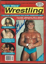 TC261  Bob Backlund  Superfly Jimmy Snuka  signed Wrestling Magazine w/COA