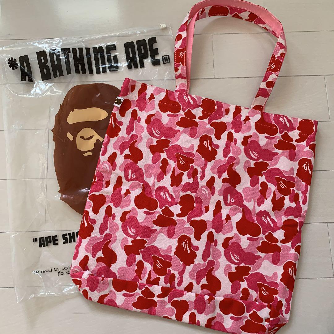 Unused BAPE Tote bags Genuine A Bathing Ape Reversible Tote