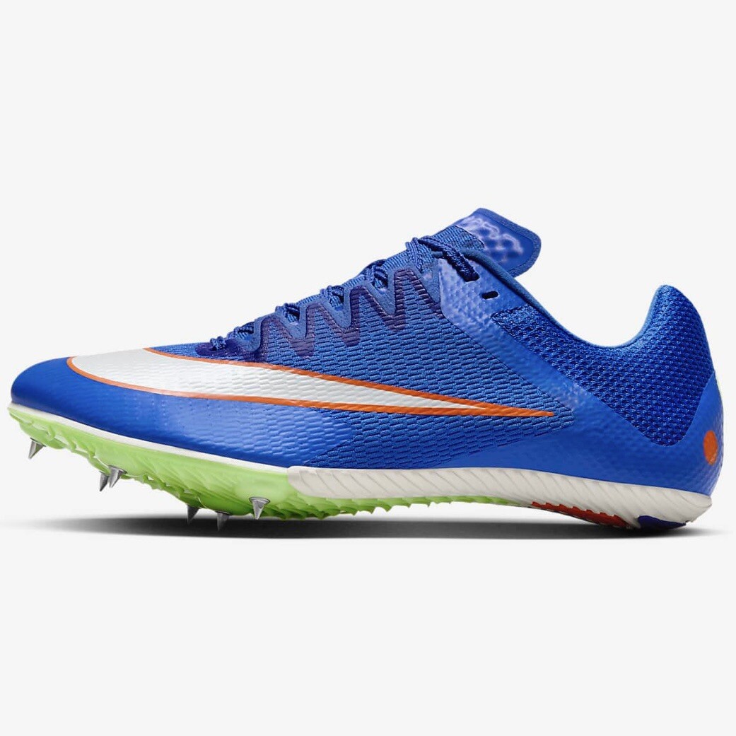 Nike Zoom Rival Sprinter Track Spikes Racer Blue Lime DC8753-401 Mens Size 9 Bag