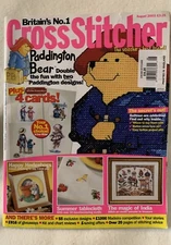 Cross Stitcher Magazine August 2003 Paddington Bear EUC