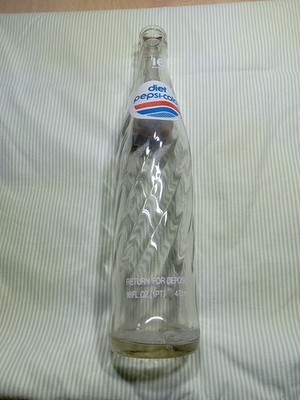 Old Vintage Deit Pepsi Soda Bottle 16 Oz