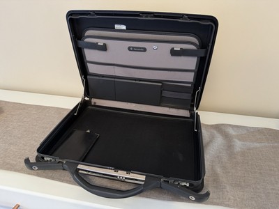 Vintage Samsonite Supervisor Hartschalen Attaché Aktentasche mit Zahlenschloss