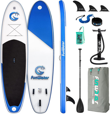FunWater Stand Up Paddle Board Ultra-Light Inflatable Paddleboard with SUP Acces