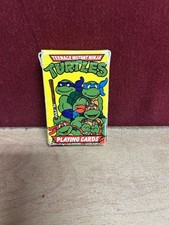 Vintage 1990 TEENAGE MUTANT NINJA TURTLES Playing Cards 1990