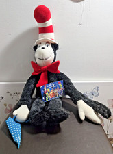 Vintage 1983 Dr. Seuss Cat in The Hat 26" Stuffed Plush Doll w/ ORIGINAL TAGS 