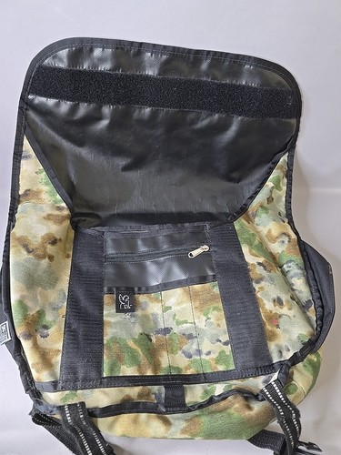 Bolso Mensajero Citizen Chrome Industries Camuflado Bandolera Grande Raro 12" de Profundidad - Imagen 5 de 7