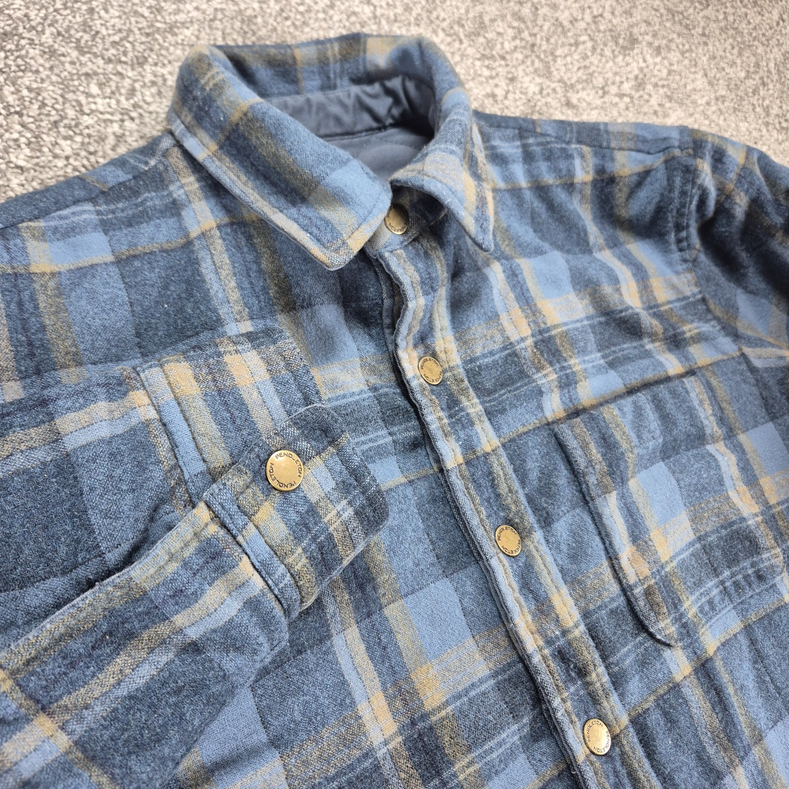 Pendleton Quilted Reversible Canvas Jacket Men's … - image 1