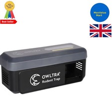 OWLTRA OW-7 in-/Outdoor Electric Rodent Trap, Instant Kill Mouse & Rat Zapper wi