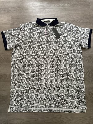 Greyson Herren Willow Interwined Snakes Golf Polo Shirt Größe XL (US) XXL (UK) Neu mit Etikett