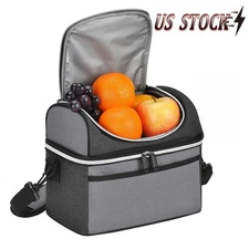 Insulated Lunch Bag Adult Lunch Box for Work School Men Women Kids Leakproof