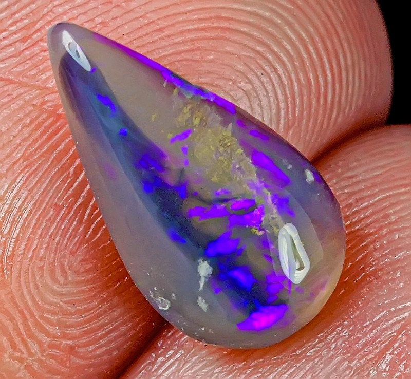 1.75Ct Natural Australian Lightning Ridge Opal Cab PWS427