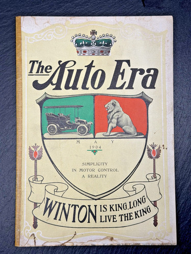 MAY 1904 AUTO ERA BOOKLET PUBLISHED BY WINSTON MOTOR CARRIAGE CO FP423