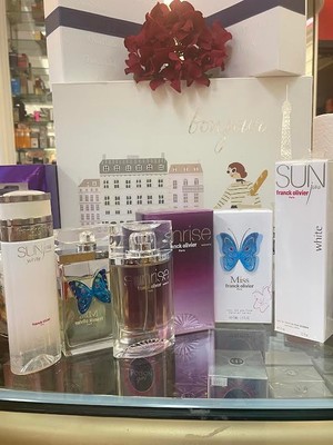 sunjava , sunrise ,Miss by franck olivier perfume women lot of 3 new 3.3 onz