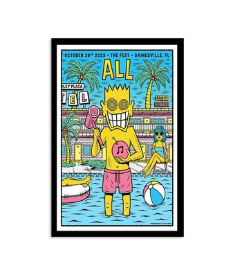 All Band The Fest Gainesville, FL October Tour 2023 Poster