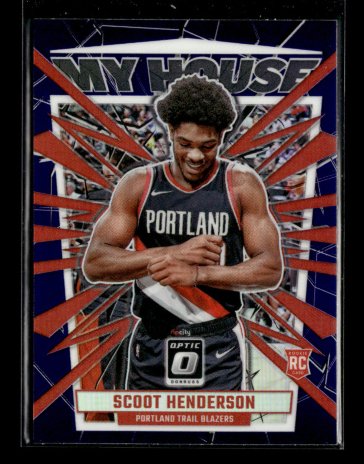 Scoot Henderson 2023-24 Panini Donruss Optic Basketball My House RC Purple [bz22