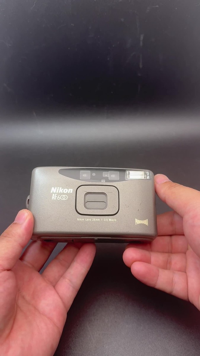 希少・広角28mm銘玉｜Nikon AF600 PANORAMA フィルムカメラ Nikon AF600 Panorama Black 35mm Point & Shoot Film Camera | eBay